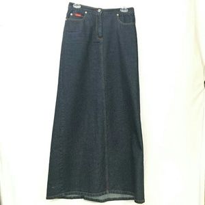 BCBG MaxAzria - Vintage Denim Maxi Skirt