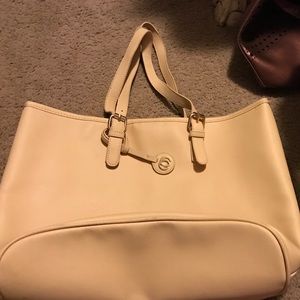 Cream tote