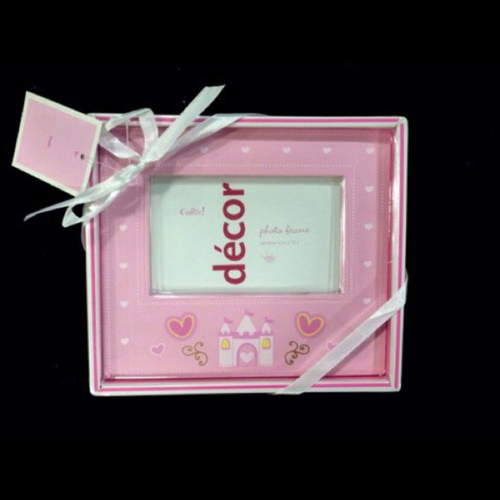 Cudlie decor baby girl photo frame