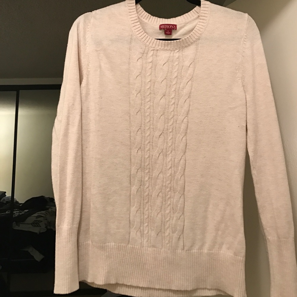 Cream colored sweater