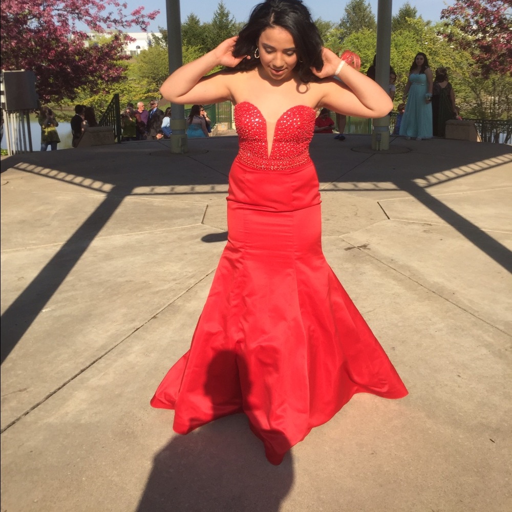 Strapless Prom Dress