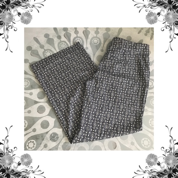 Ann Taylor Pants - {Ann Taylor} Blue Printed Pants