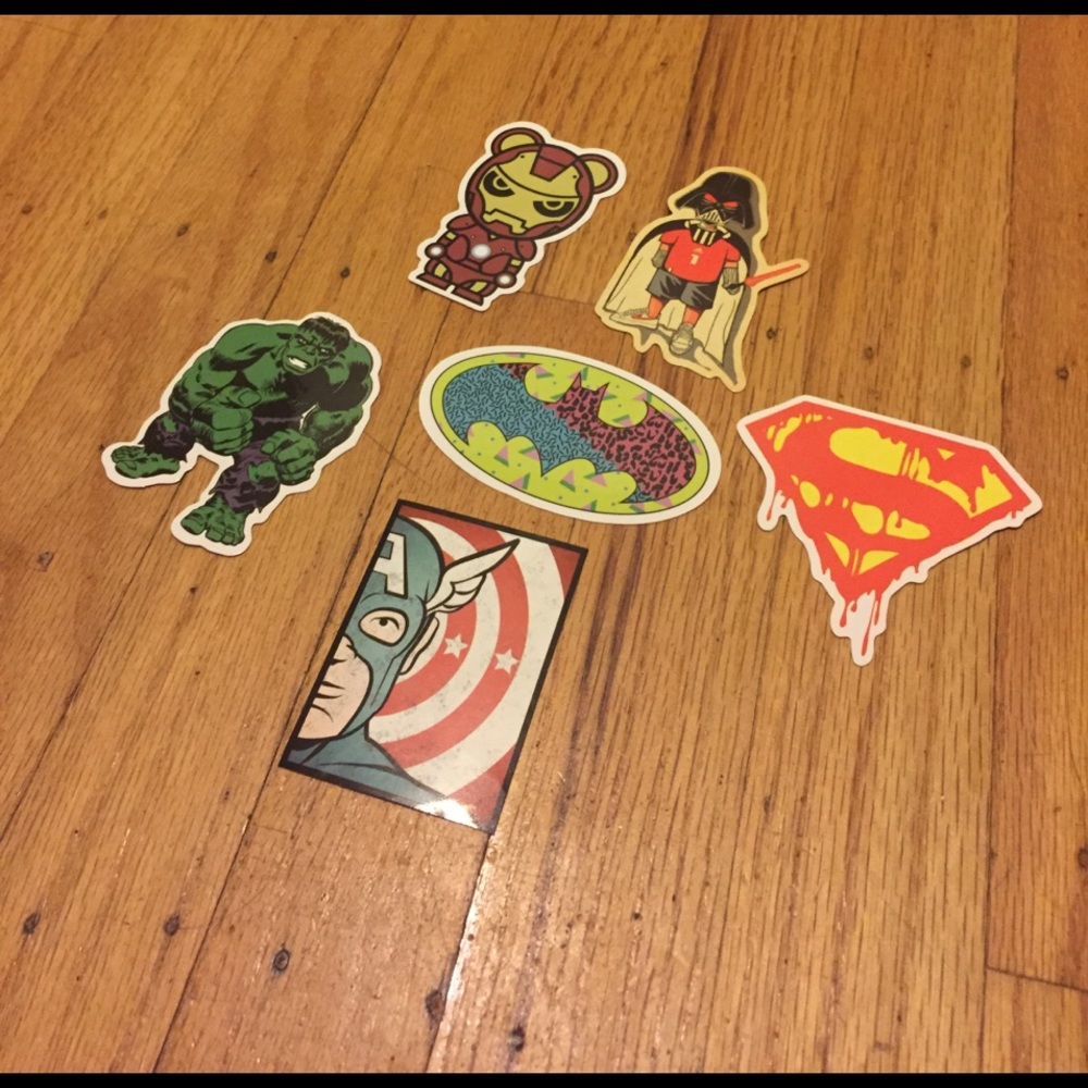 Superhero Stickers