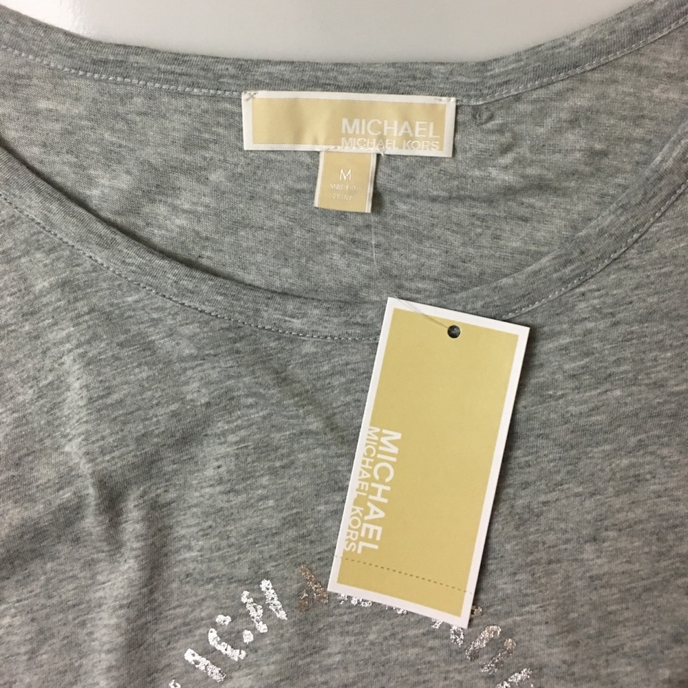 NWT Michael Kors Metallic Logo - Picture 4 of 5