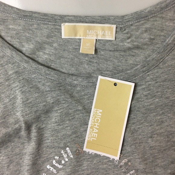 NWT Michael Kors Metallic Logo - Picture 4 of 5