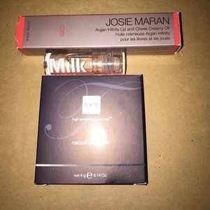 Tarte and Josie Maran cream blush