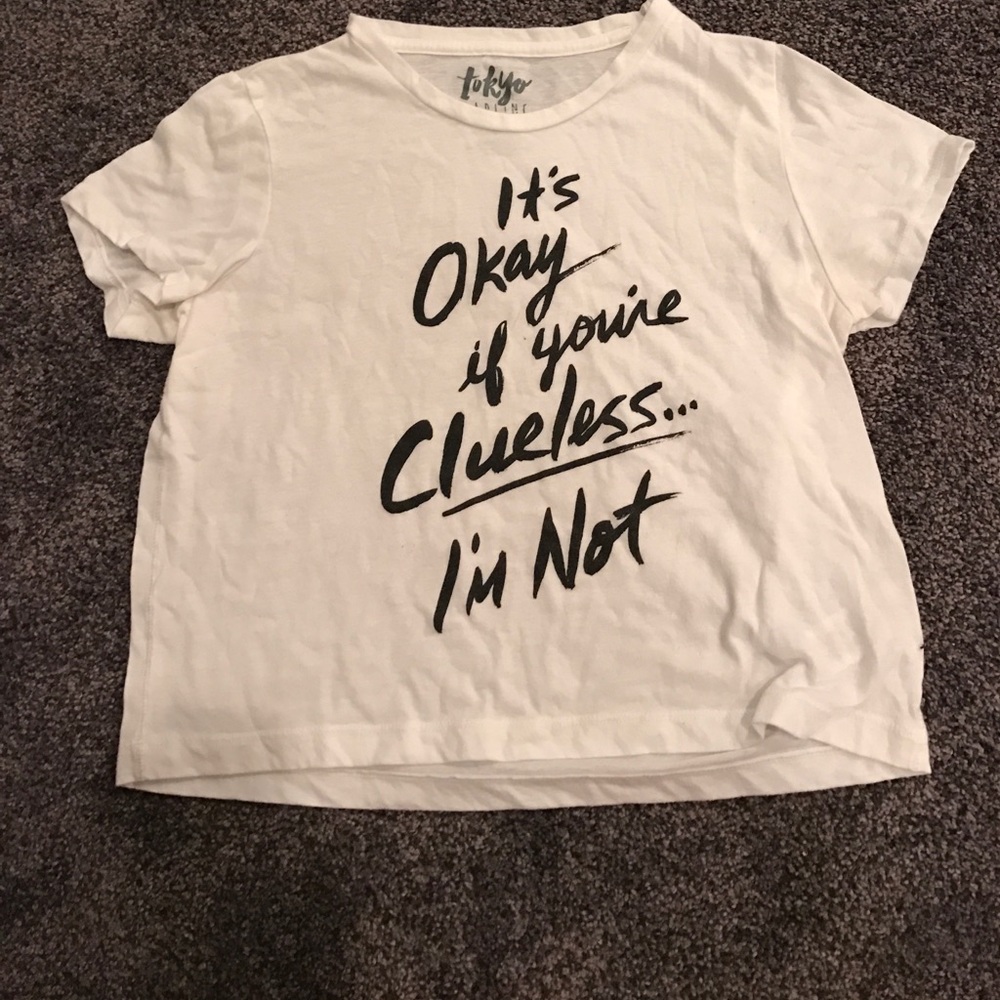 Aeropostale white crop top