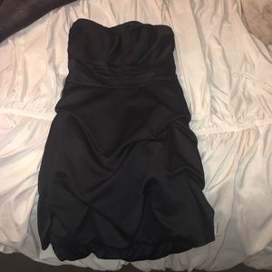 Black David's Bridal dress