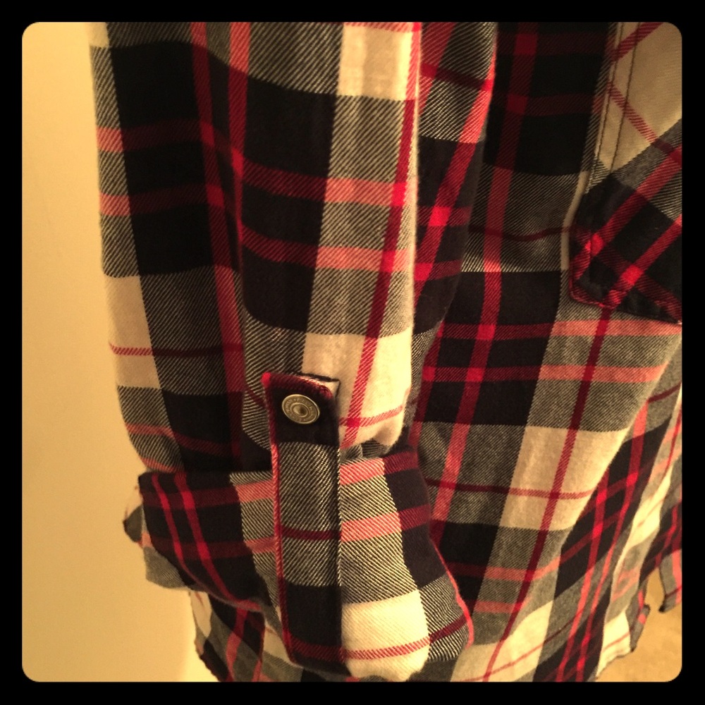 Zara Denim Collection Flannel - Picture 5 of 8