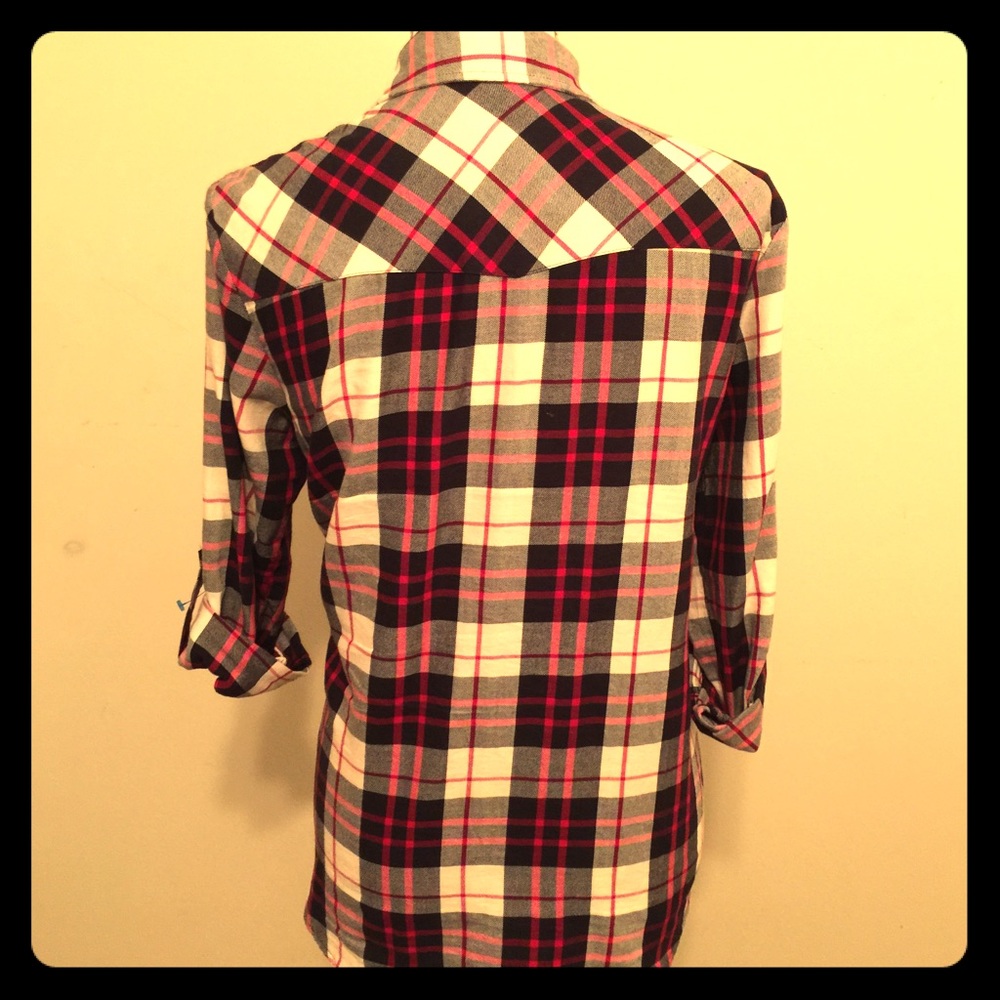 Zara Denim Collection Flannel - Picture 4 of 8
