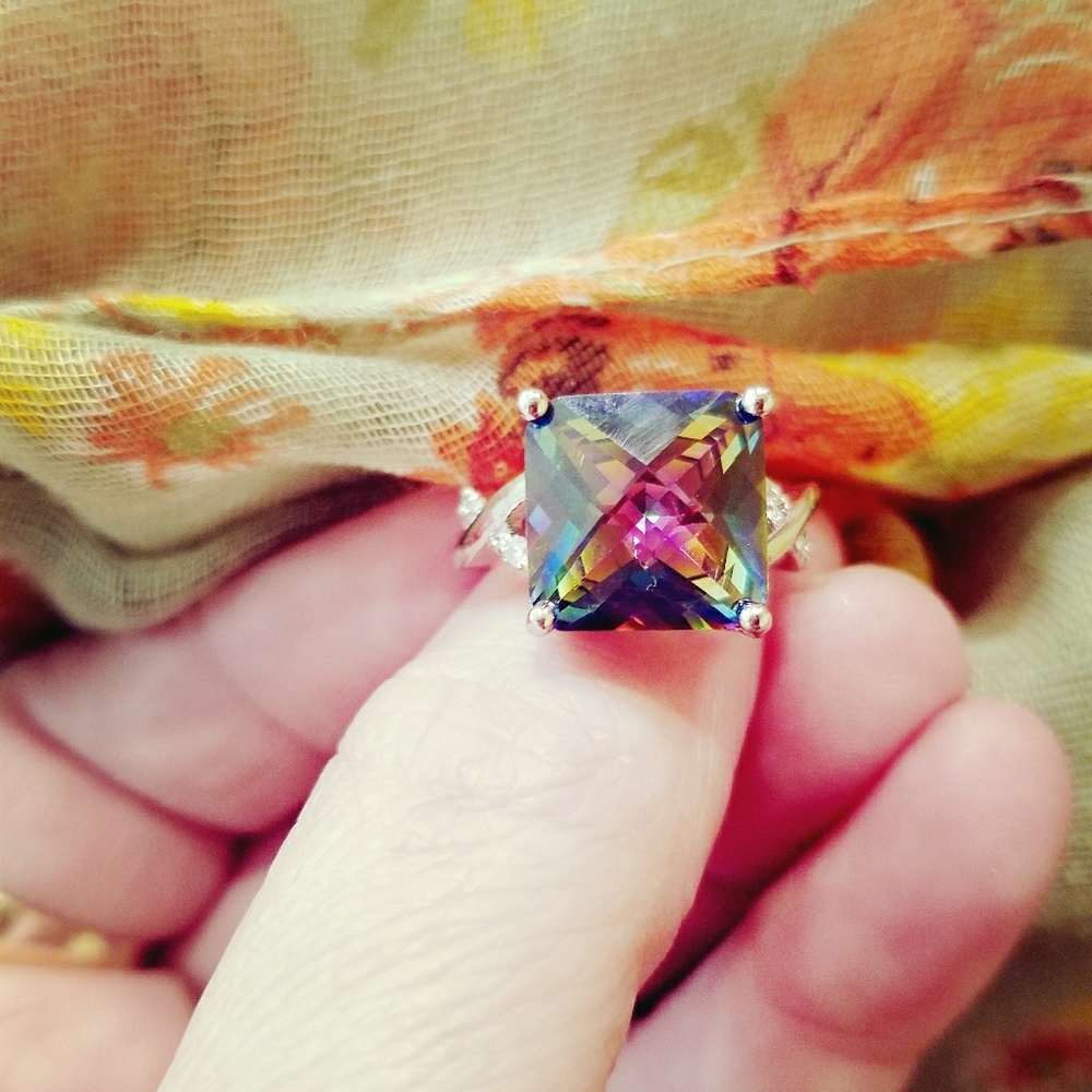 Mystic Topaz Ring size 6