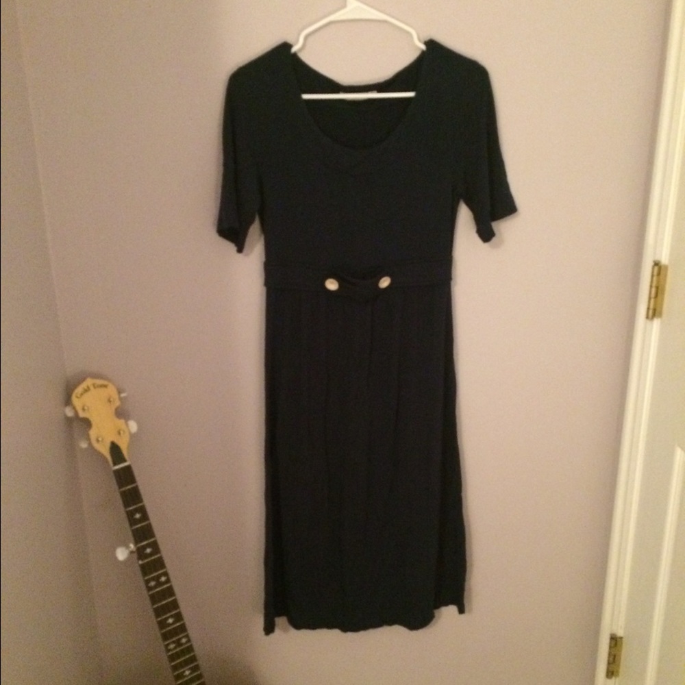 Navy blue sailor dress