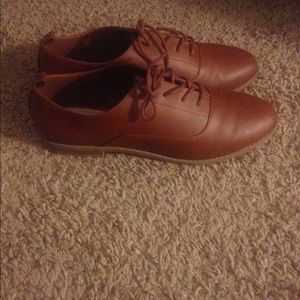 Tan Oxfords