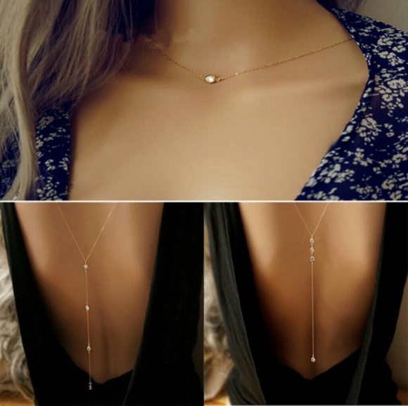 Jewelry - · Sexy Inlay Rhinestone Body Chain ·