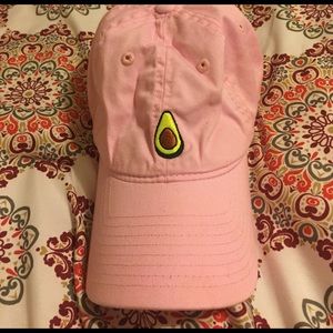 Pink avocado hat