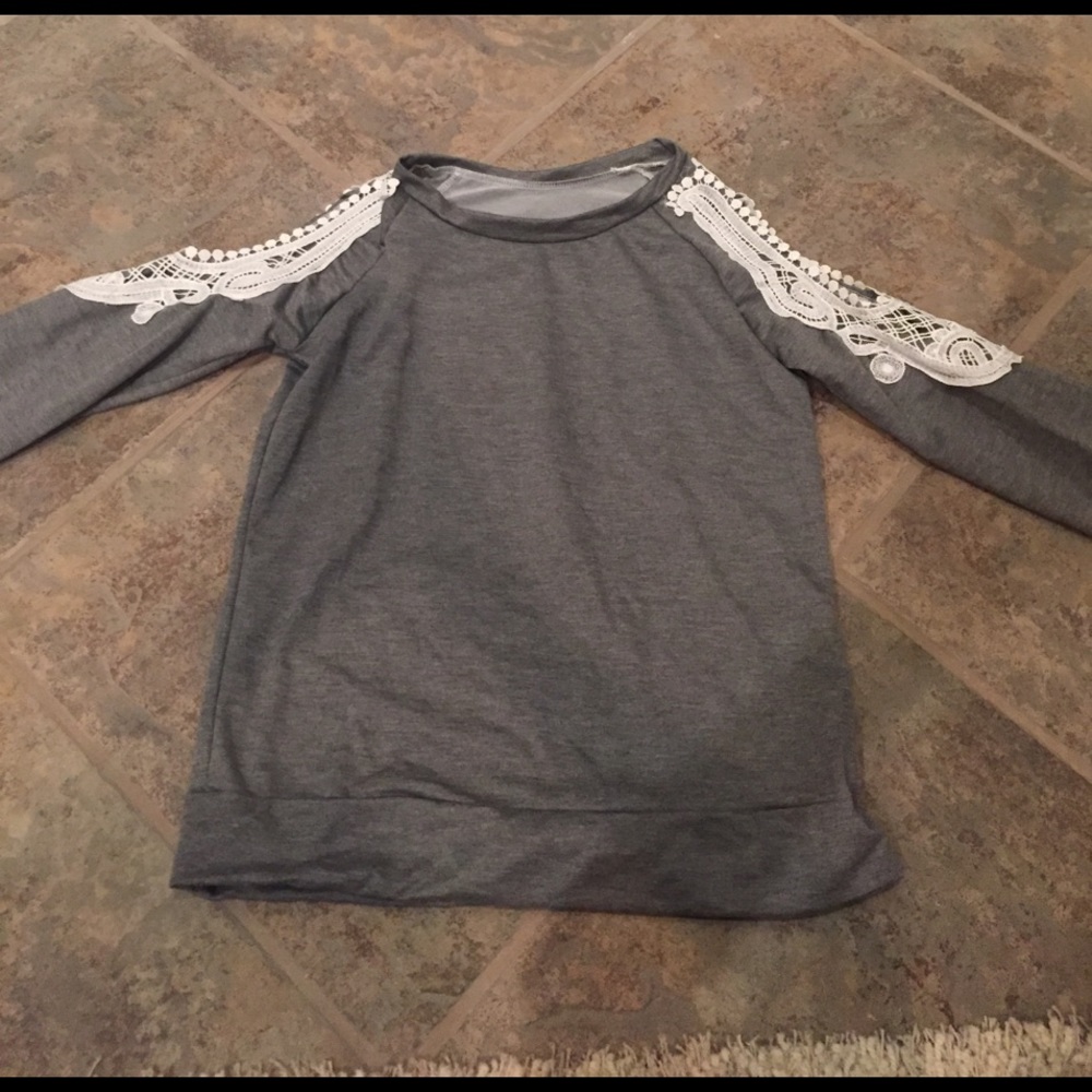 Boho grey Sweater