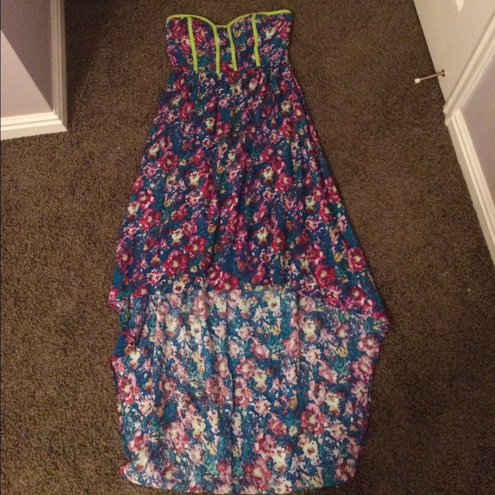 High low spring dress