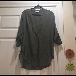 Quarter sleeve cotton shirt