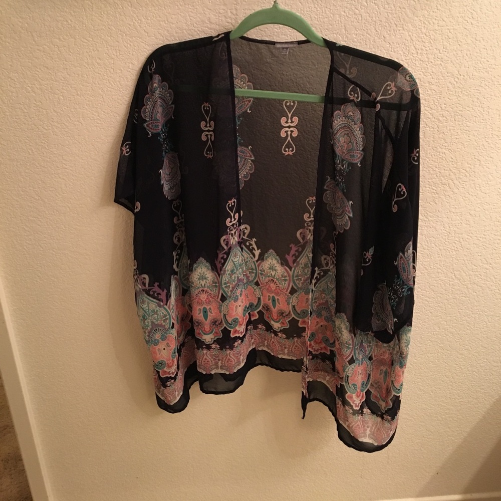 Sheer cardigan