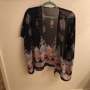 Sheer cardigan