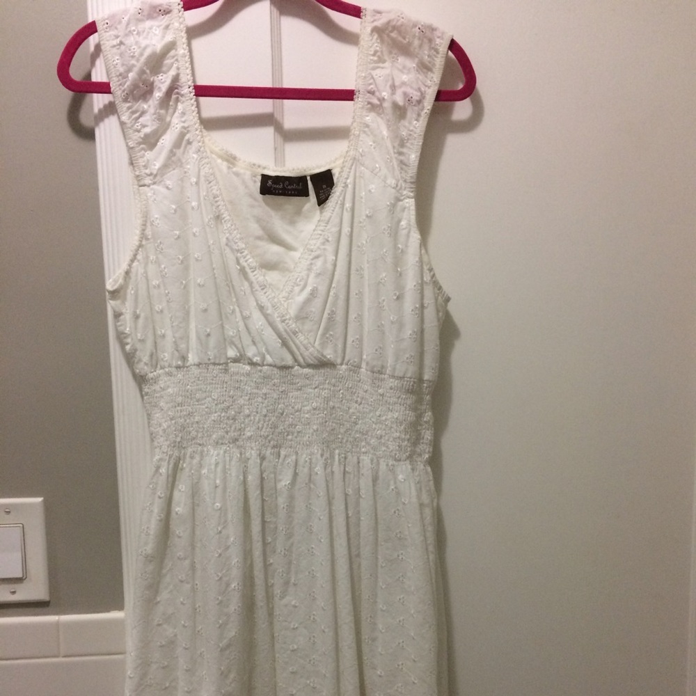 White Eyelet Dress.