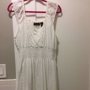 White Eyelet Dress.