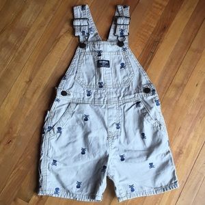 Oshkosh B'hosh Overalls Short  3T Toddler Boy's
