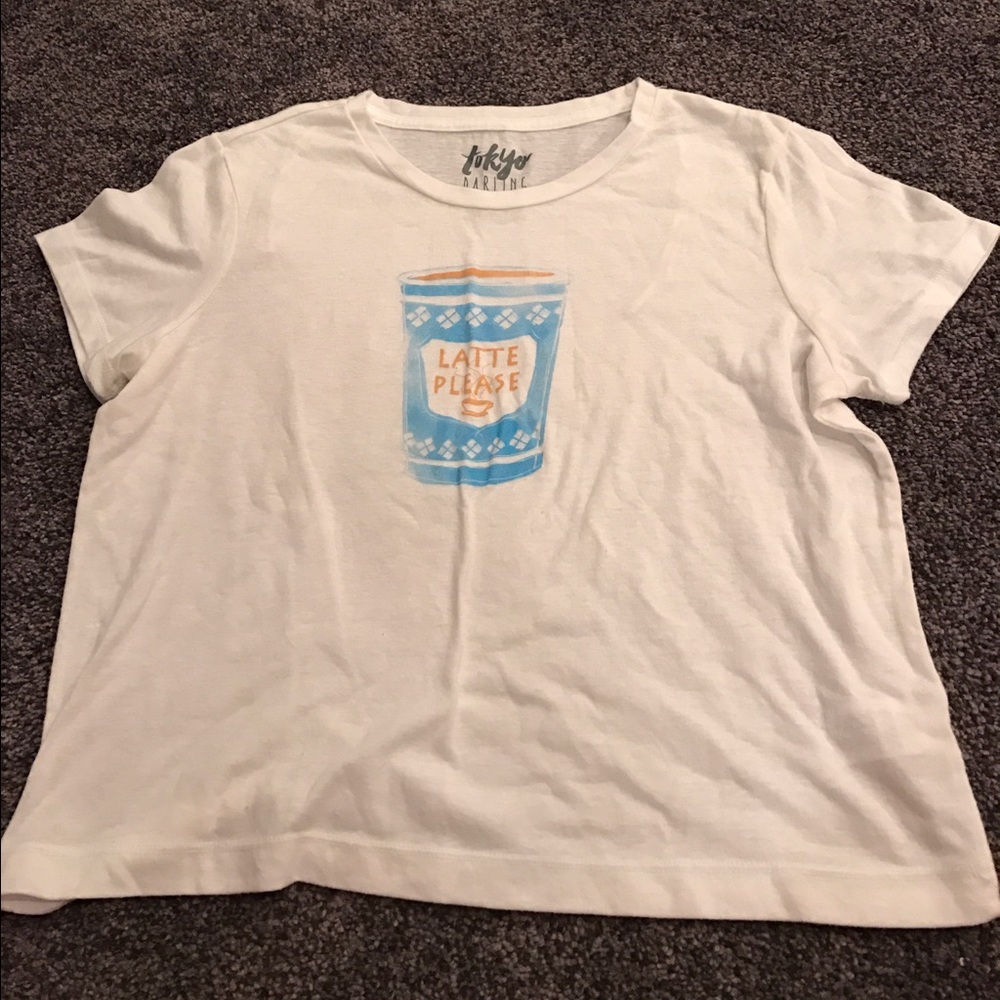 Aeropostale white crop top