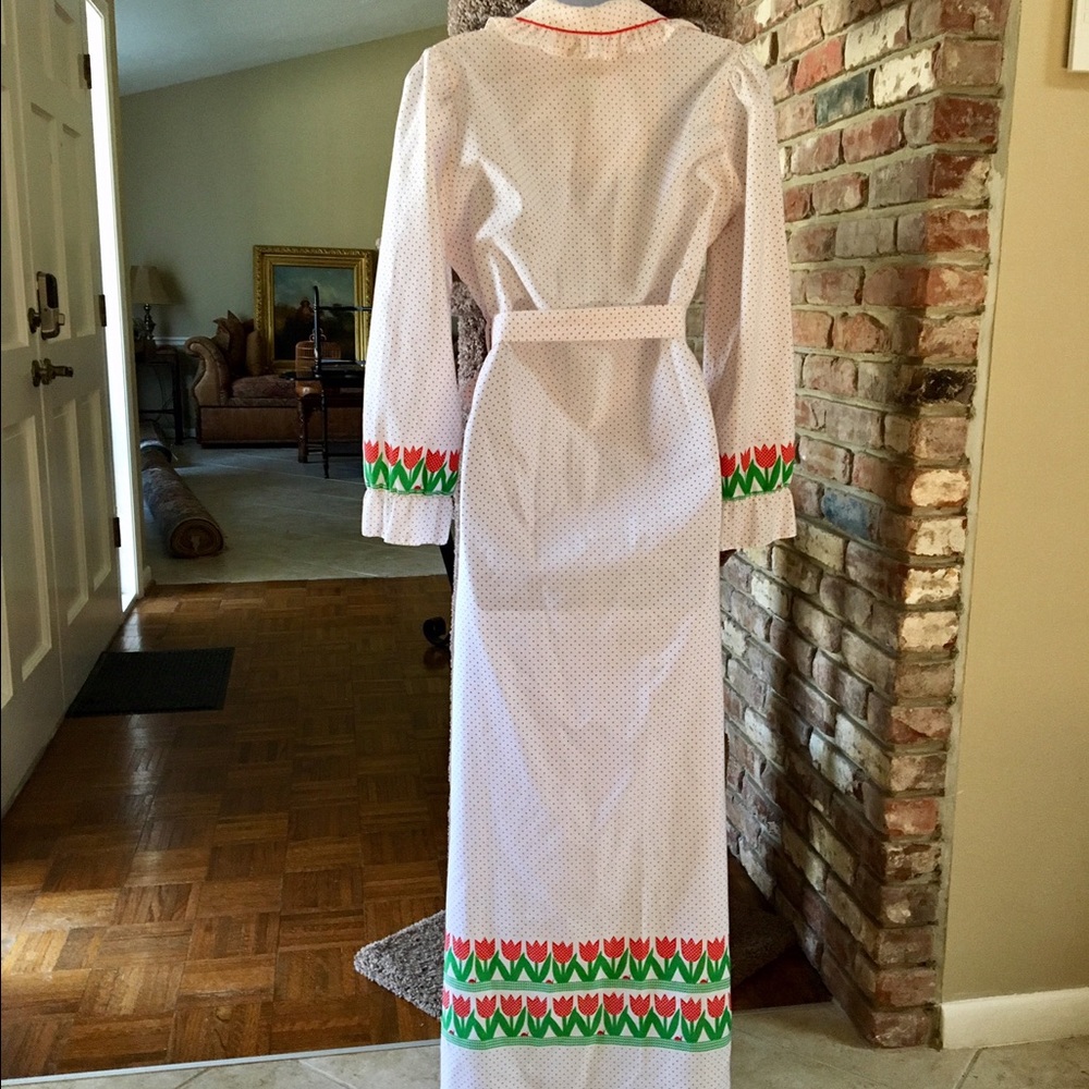 🍒H/P 3/20/17🍒 1950S EVELYN PEARSON DRESSING ROBE - Picture 7 of 8