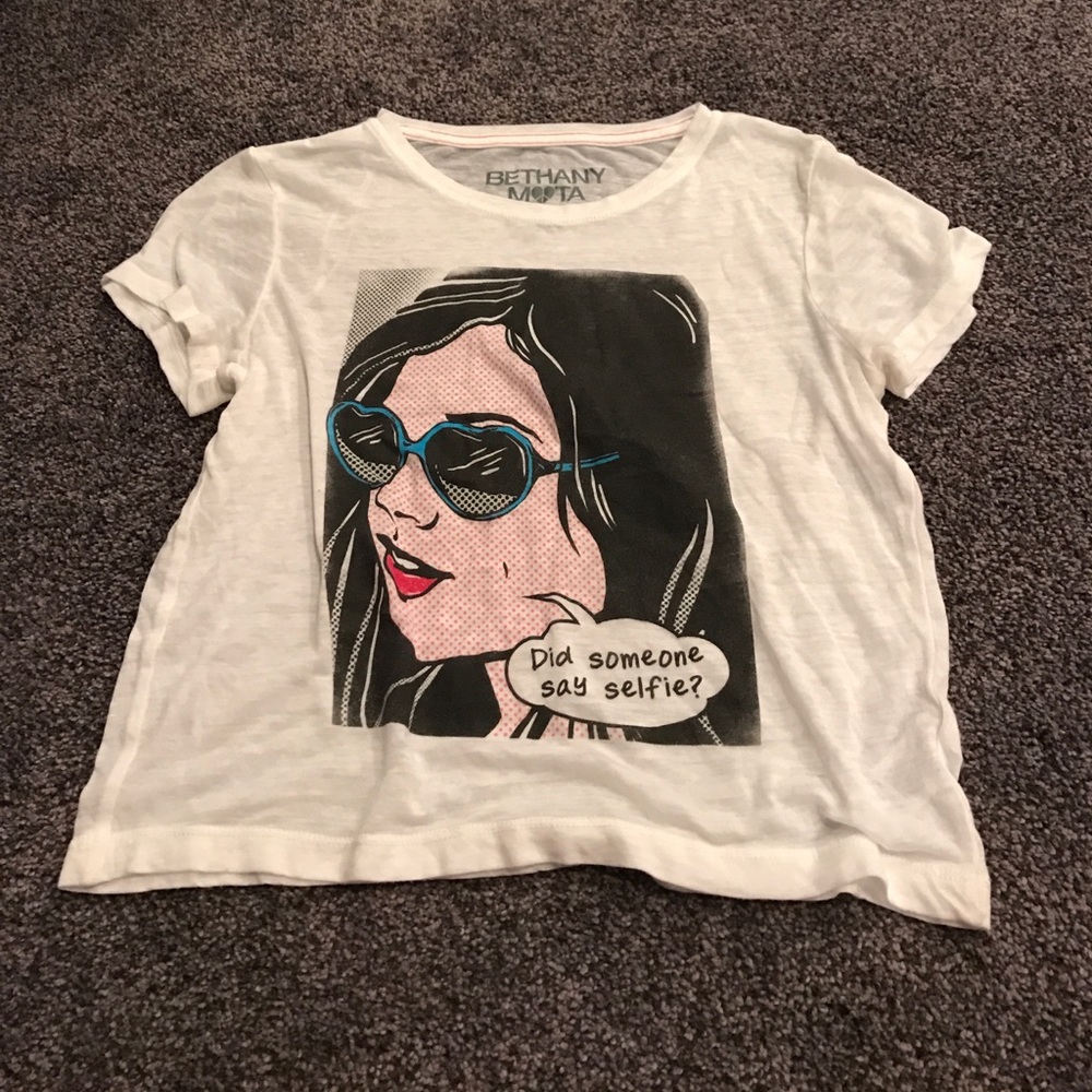 Aeropostale white crop top