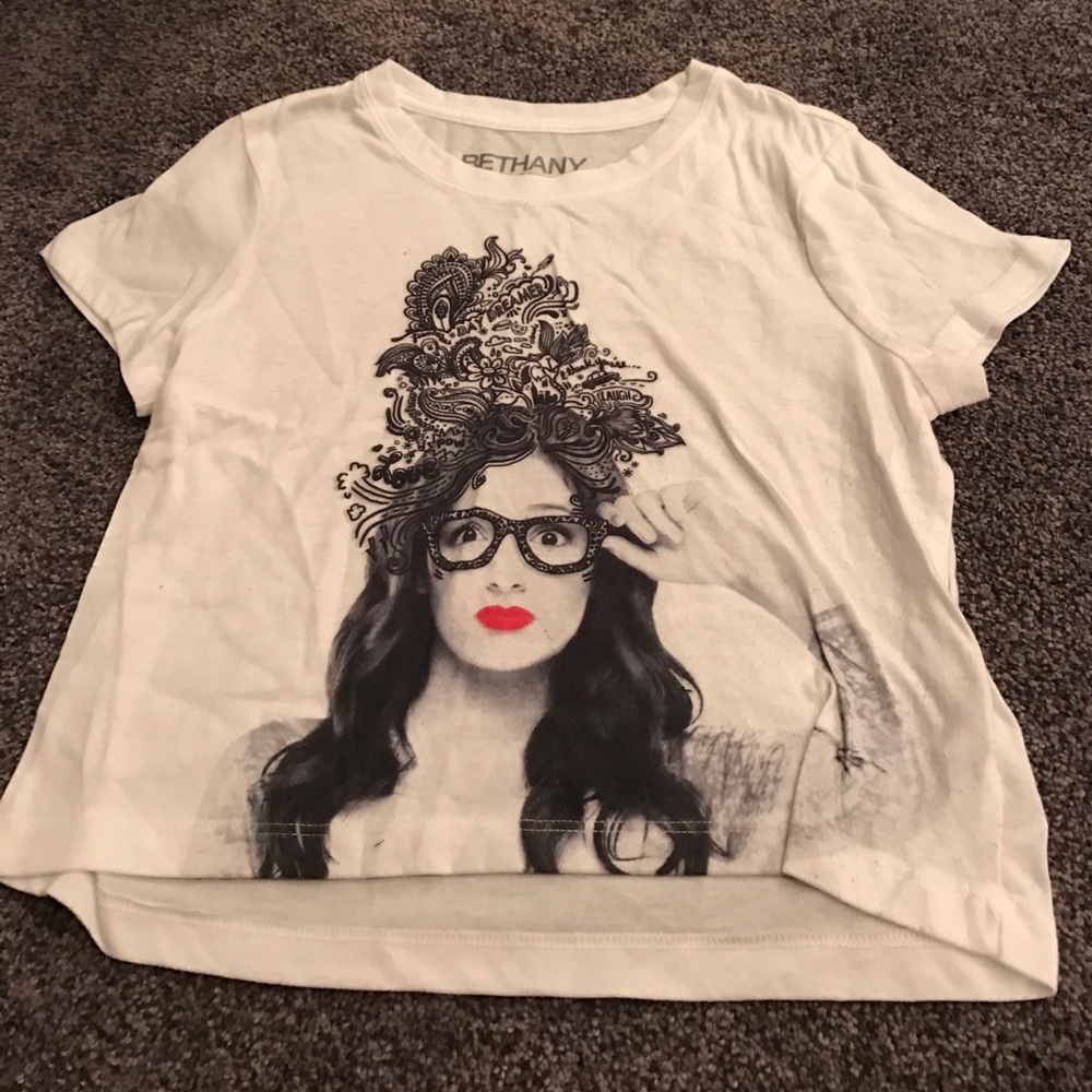 Aeropostale white crop top