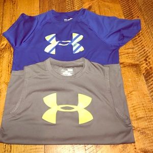 Boys Under Armour shirts