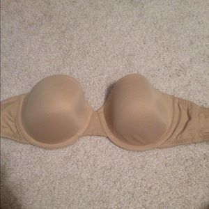 Strapless bra