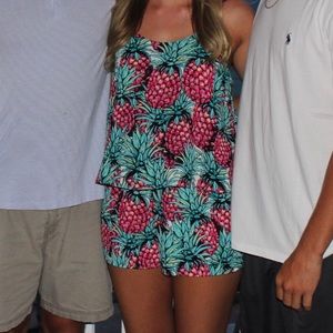 Buddy Love Pineapple Romper