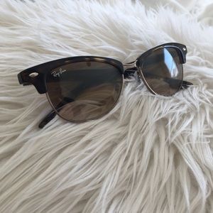 Authentic Ray Ban cat eye club master sunglasses
