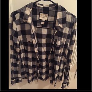 Plaid button up shirt