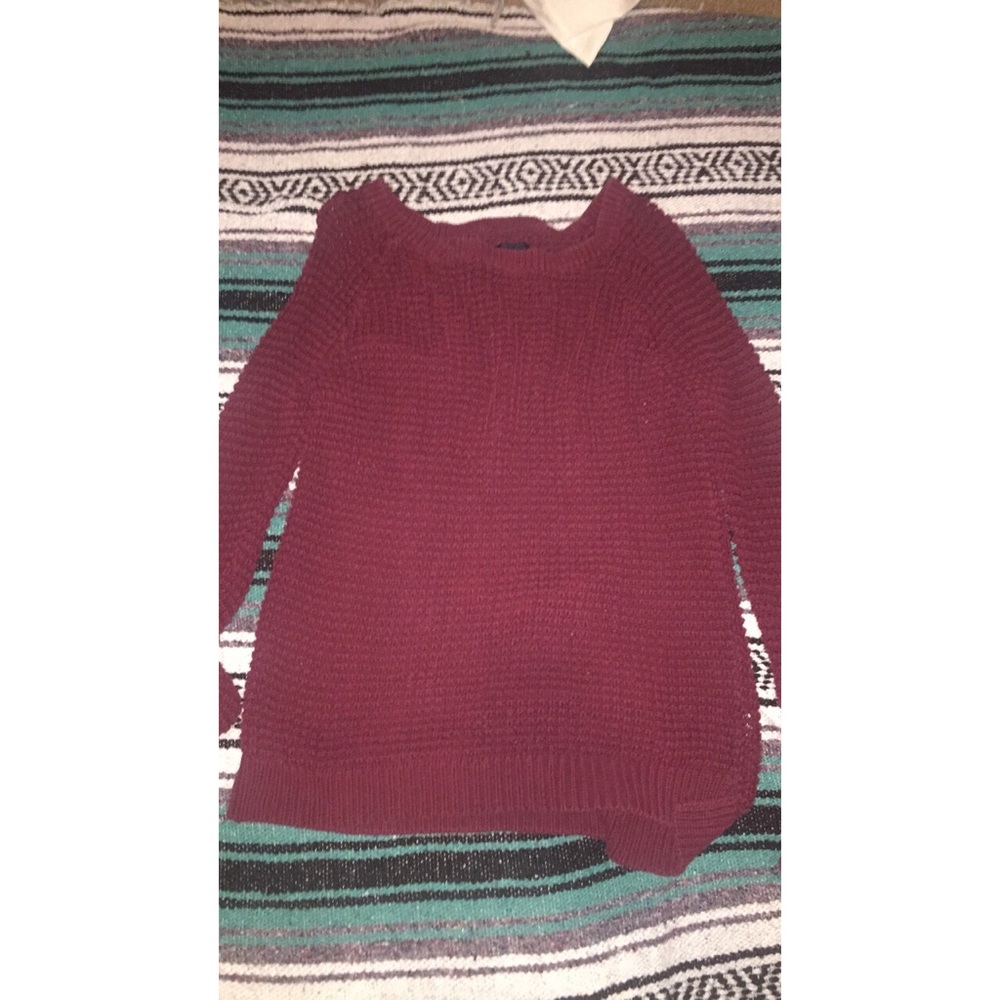 Maroon Knit Sweater (XL)
