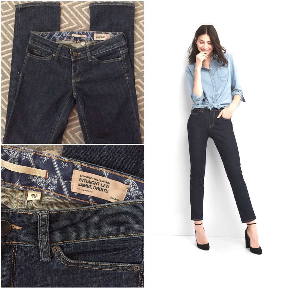Gap Real Straight Jean size 25 - worn once!!