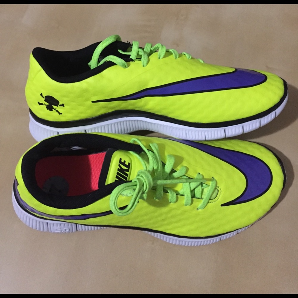 Nike Neon Skull Shoes