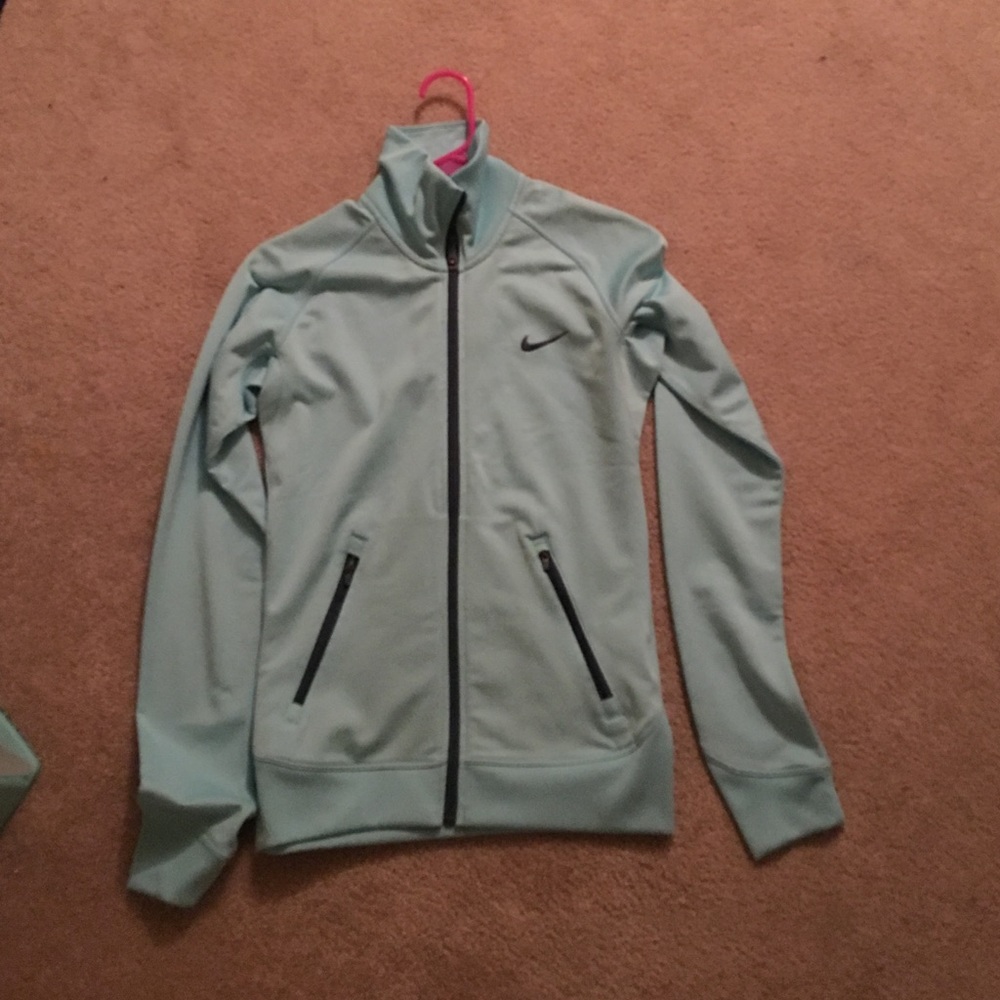 Nike blue jacket with dark blue trimmings