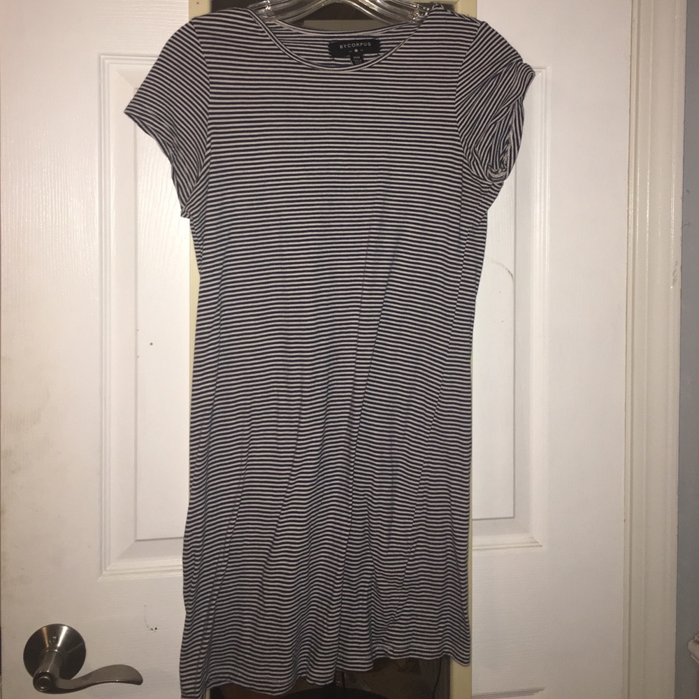 Striped t-shirt dress