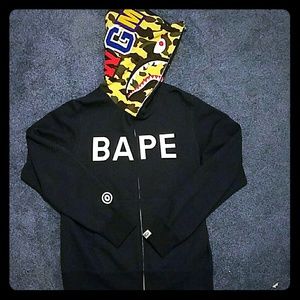 [A bathing ape] BAPE SHARK HOOD ZIP UP JACKET