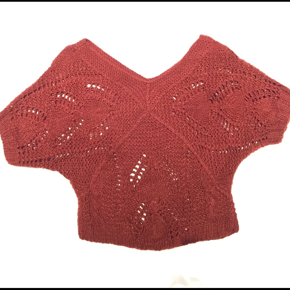 Forever 21 maroon knit top