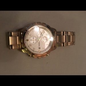 Men's Gold Fossil Watch