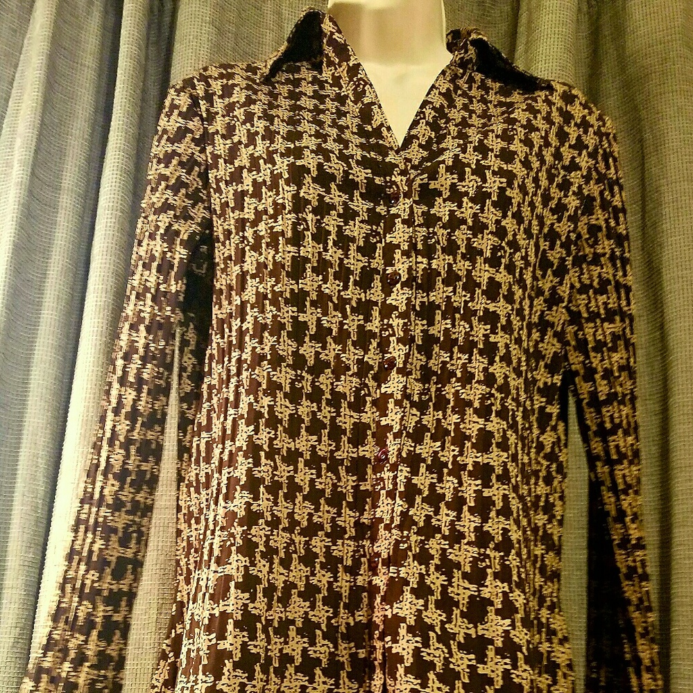 Apt 9 Multi Colored Blouse Sz L