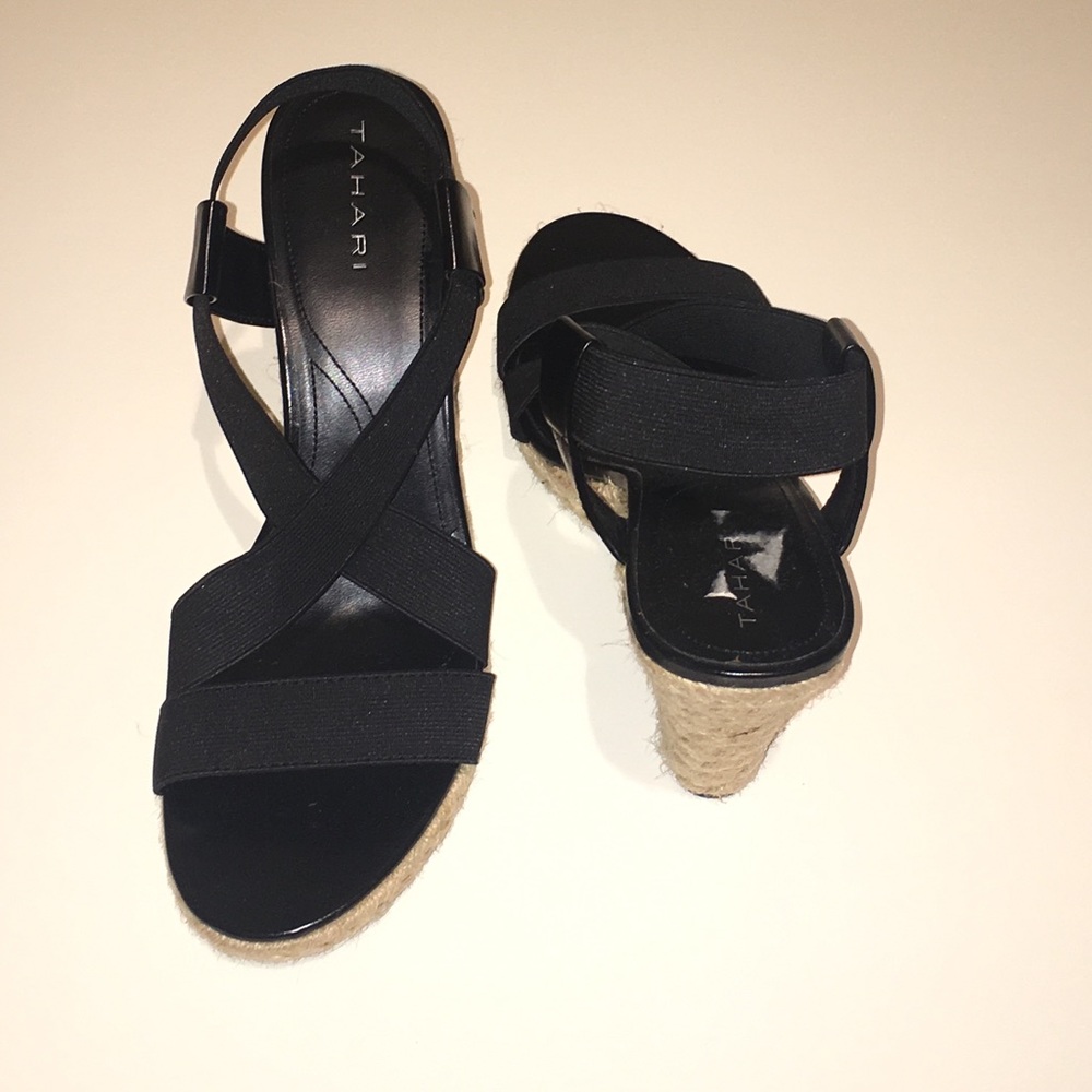 Black and Tan wedges