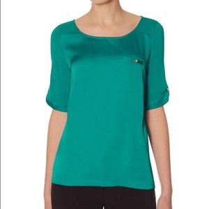 Green harper blouse