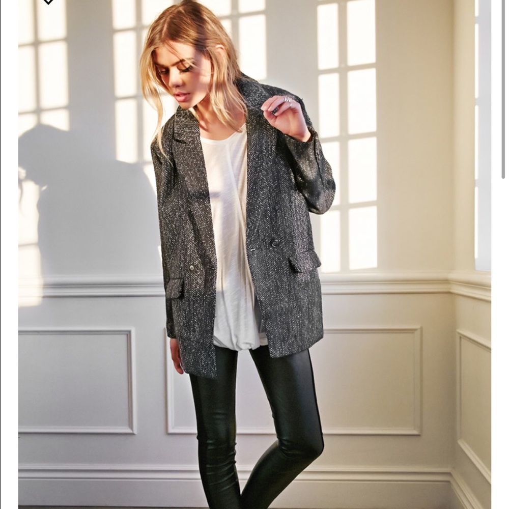 Boxy Bouclé Coat