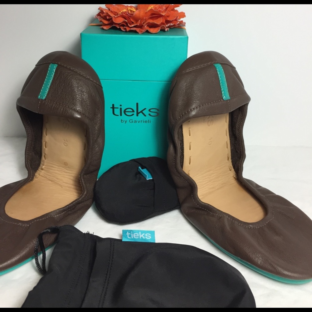 Tieks by Gavrieli Chocolate Ballet Flat size 10