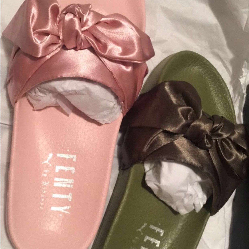 NEW RHIANNA FENTY SLIDES